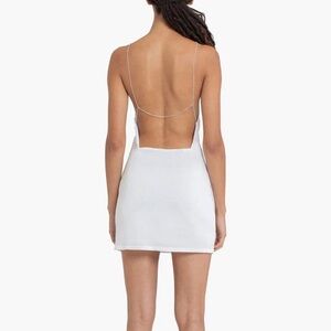 Hira Short Dress in Ivory GAUGE81